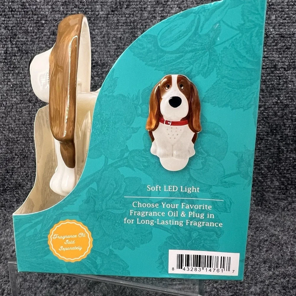 New Pioneer Woman Plug In Charlie Basset Hound Dog Oil Air Diffuser Freshener